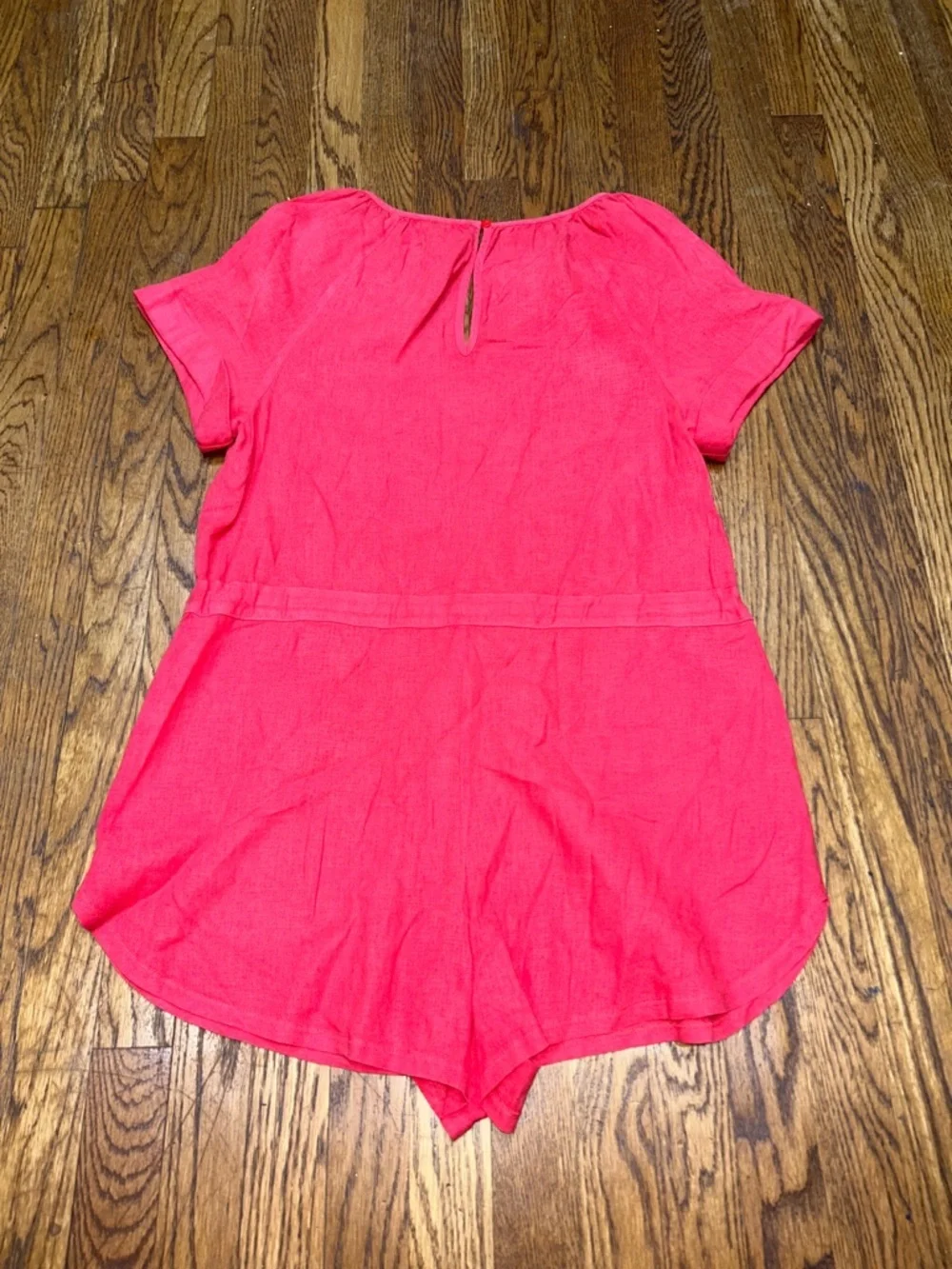 Universal Thread Coral Linen Blend Romper – Women’s Small